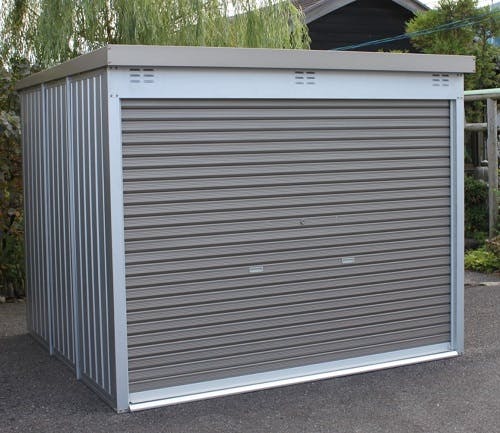 ダイマツ 多目的万能物置(シャッター付) DMG-16 グレー | 物置・自転車