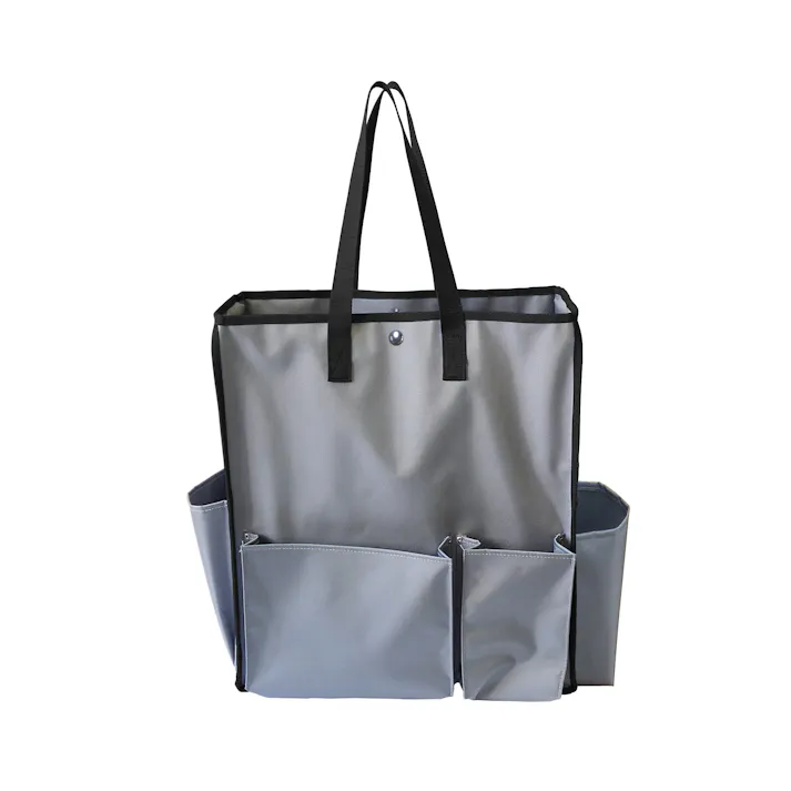 テラモト BMトートバッグMブラック 収納バッグ 本体 DS-233-200-9 テラモト 清掃 ポケット 4904771103433【別送品】