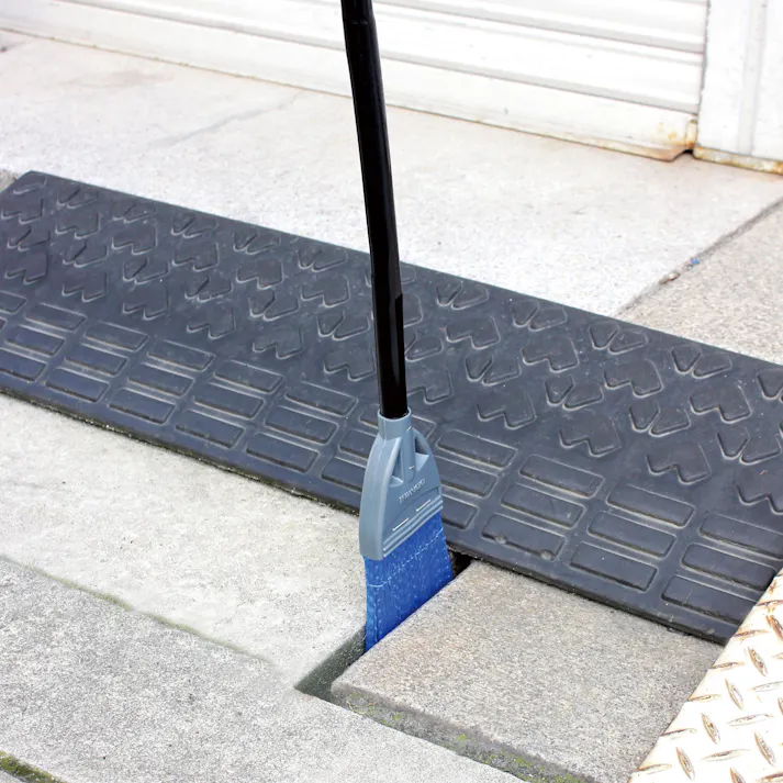 テラモト 溝スッキリホーキ短柄 ホーキ 本体 CL-390-000-0 4904771110325【別送品】