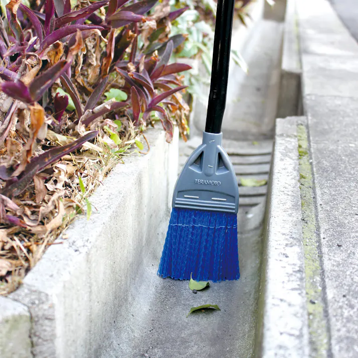 テラモト 溝スッキリホーキ短柄 ホーキ 本体 CL-390-000-0 4904771110325【別送品】