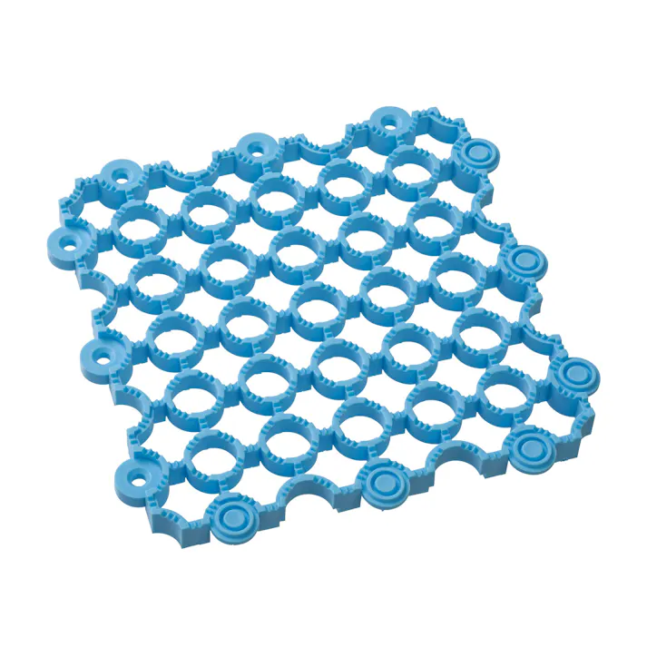 テラモト マーブルマット 青150×150 ジョイントタイプ 本体 MR-061-072-3 テラモト マット スノコ 4904771124735【別送品】