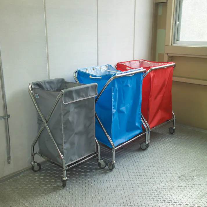 テラモト BMダストカー(フレーム)小バンパーなし/75mmキャスター 運搬カート フレーム DS-232-030-0 テラモト ゴミ箱 カート 4904771158808【別送品】