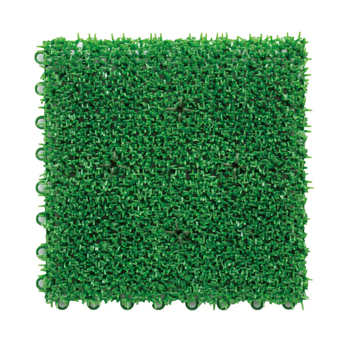 テラモト ユニットターフα300緑300×300 ジョイントタイプタイプ 業務用 MR-001-378-1 テラモト マット 人工芝 4904771272207【別送品】