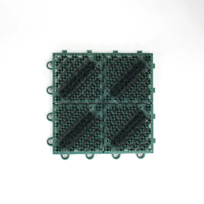 テラモト カラーブラッシュ緑150×150mm 屋外 ブラシ MR-096-072-1 テラモト マット ジョイント 4904771387017【別送品】