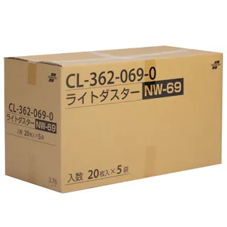 テラモト ライトダスターNW-69(100枚入) モップ用ダスター から拭き・吸水用 CL-362-069-0 テラモト 清掃用品 洗える 4904771647708【別送品】