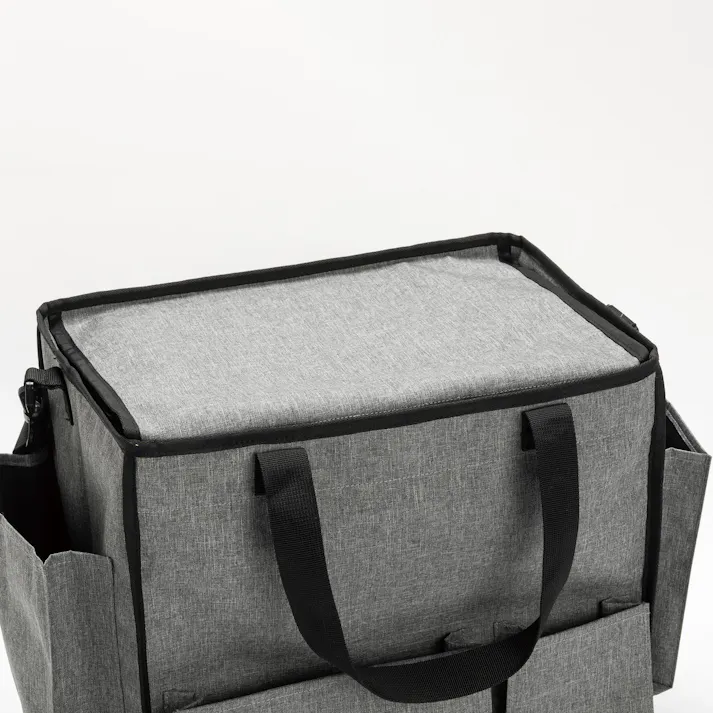 テラモト BMショルダーバッグライトグレーL 収納バッグ 本体 DS-233-830-5 テラモト 清掃 ポケット 4904771899992【別送品】