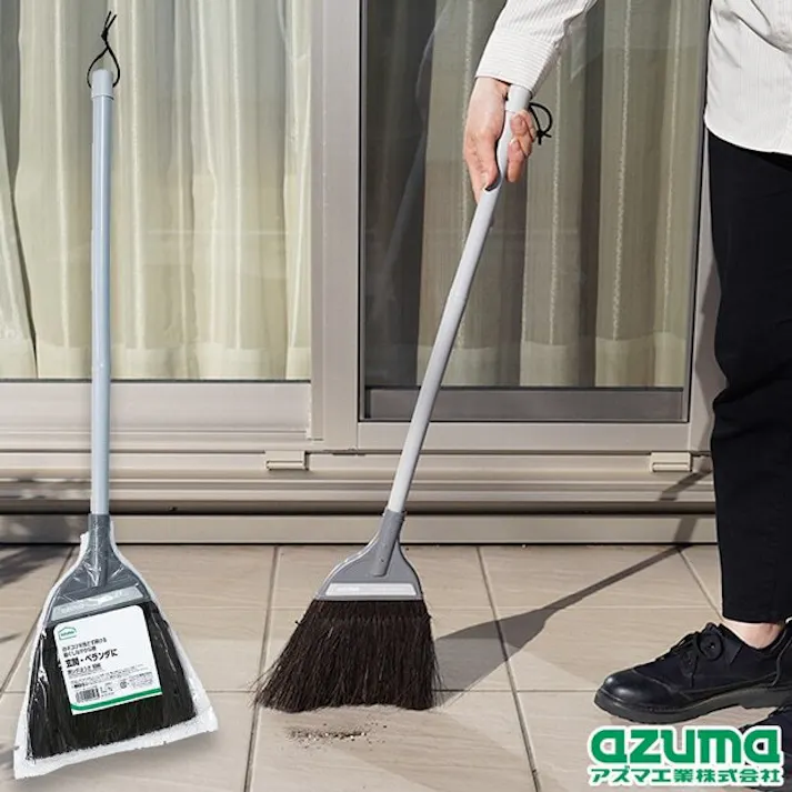 アズマ工業 azuma AZB151 黒シダほうき短柄 ほうき 4970190221485【別送品】