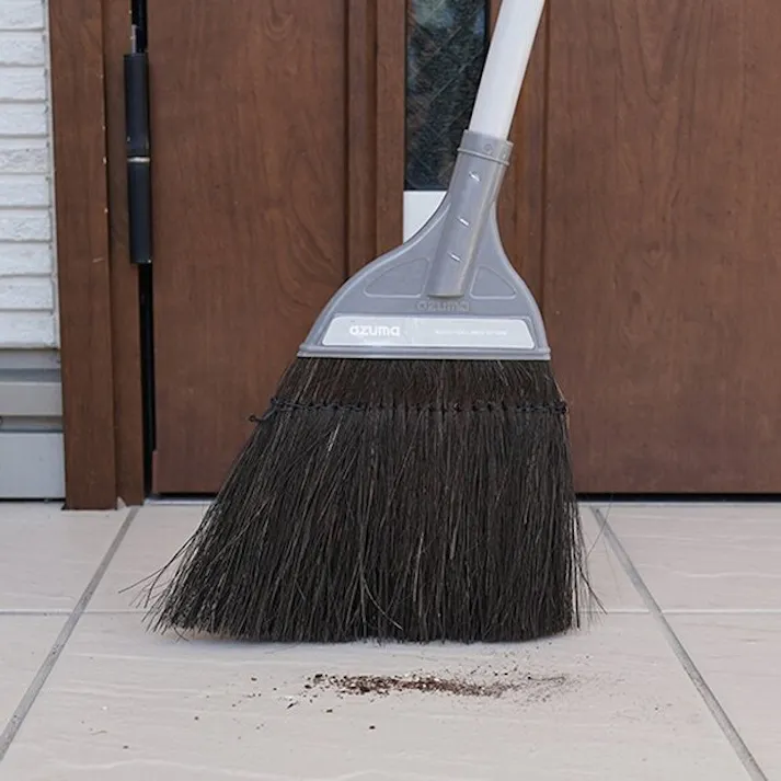 アズマ工業 azuma AZB172 黒シダほうき中柄 ほうき 4970190221492【別送品】