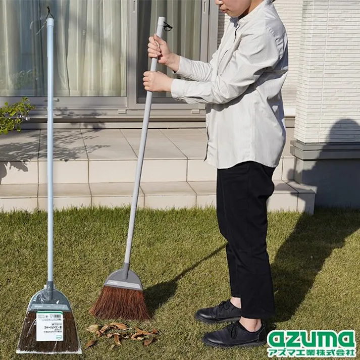 アズマ工業 azuma AZB152 赤シダほうき長柄 ほうき 4970190231248【別送品】