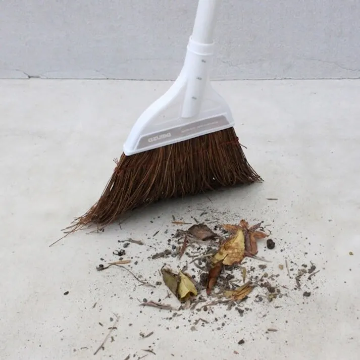 azuma NUS153赤シダほうき短柄 アズマ 庭 アスファルト ほうき 4970190241025【別送品】