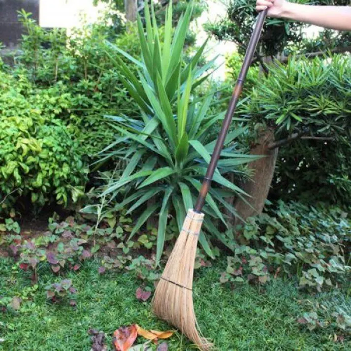 アズマ工業 azuma SY187 職人箒 庭園 長柄 ほうき 4970190251109【別送品】