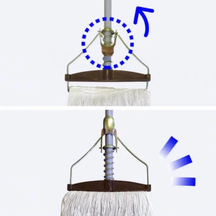 アズマ工業 azuma AZH244 スプリングモップ15XL モップ 床掃除 ホコリ ゴミ 4970190317263【別送品】