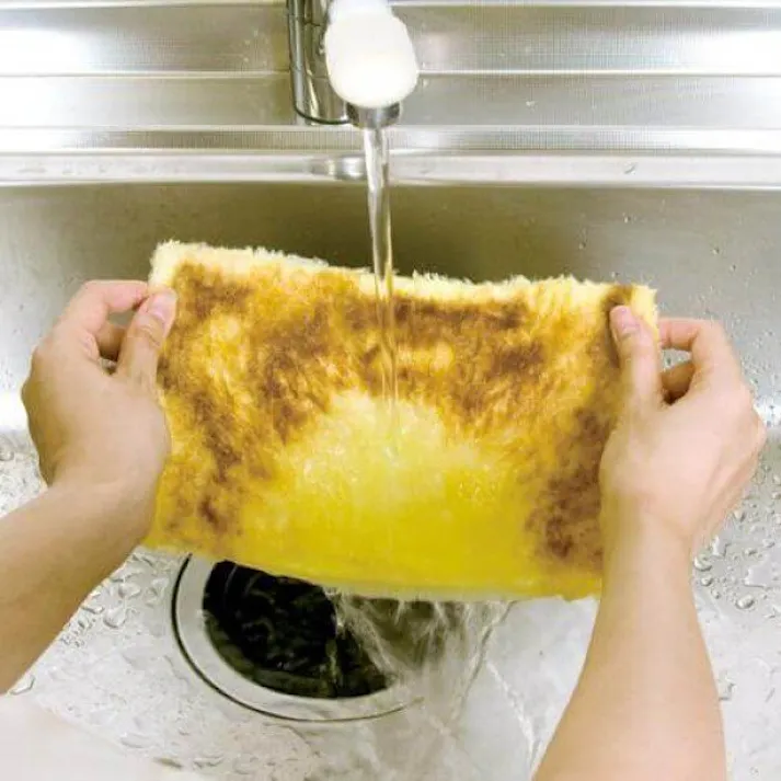 アズマ工業 azuma ふしぎクロス イエロー ふきん 4970190453701【別送品】