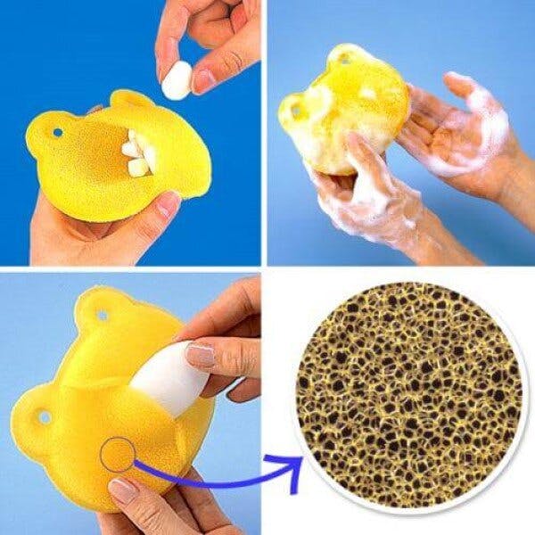 アズマ工業 azuma 石けん生きカエル イエロー AZ958Y スポンジ