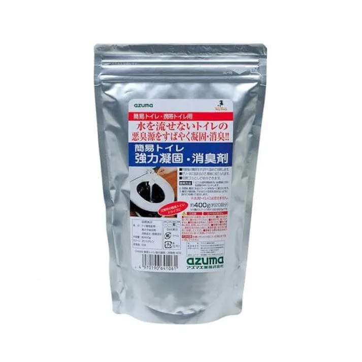 azuma CH888簡易トイレ強力凝固・消臭剤400 アズマ 消臭剤 トイレ 4970190641061【別送品】