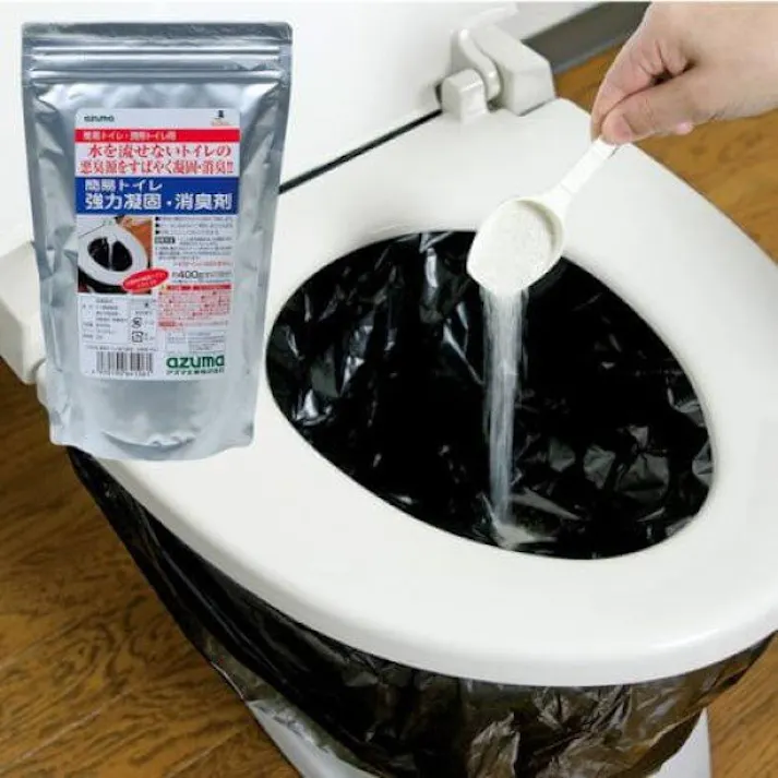 azuma CH888簡易トイレ強力凝固・消臭剤400 アズマ 消臭剤 トイレ 4970190641061【別送品】