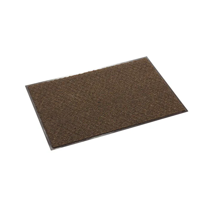 テラモト 雨天用マットニューリブリードブラウン600×900 屋内 吸水 まとめ売り5枚セット 【MR-049-340-4】 テラモト マット 除塵 9999910027812【別送品】