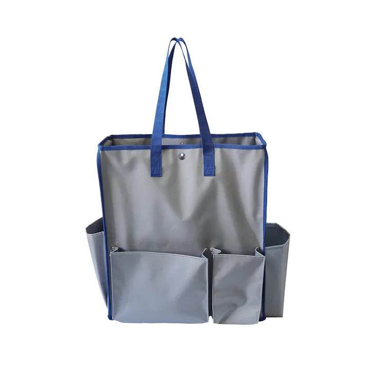 テラモト BMトートバッグMブルー 収納バッグ 本体 まとめ売り20個セット 【DS-233-200-3】 テラモト 清掃 ポケット 9999910029502【別送品】