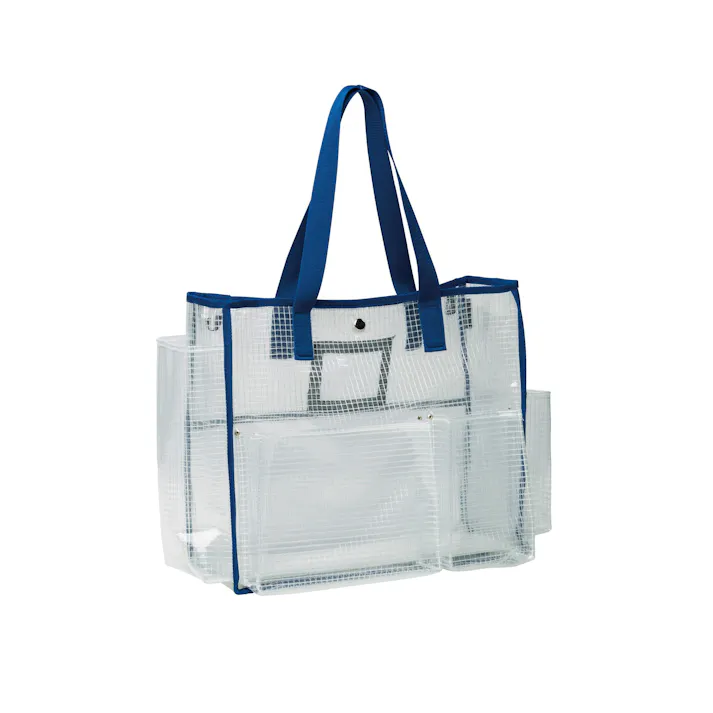 テラモト BMトートバッグS透明タイプ 収納バッグ 本体 まとめ売り20個セット 【DS-233-205-3】 テラモト 清掃 ポケット 9999910029588【別送品】