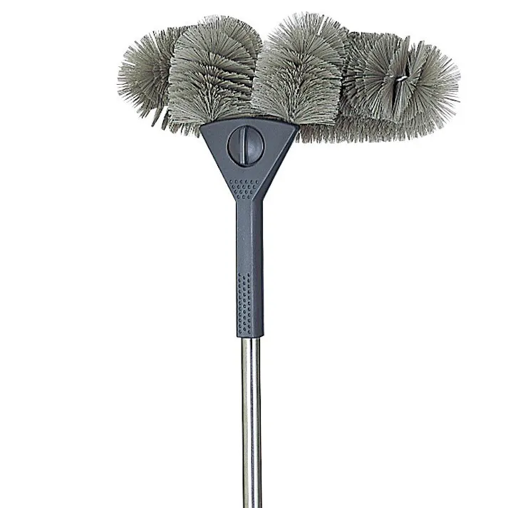 テラモト ハウスポールマルチブラシ 高所清掃用品 外壁掃除用 まとめ売り10本セット 【HP-516-110-0】 9999910030706【別送品】