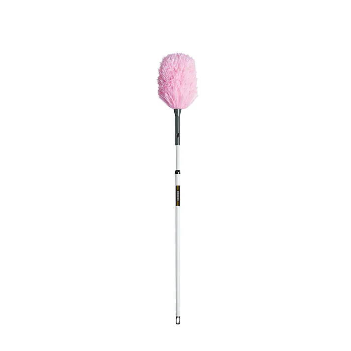 テラモト MMフラワークリーン伸縮ピンクM ニューカラーシリーズ ホコリ払い まとめ売り10本セット 【CL-896-220-7】 9999910031215【別送品】