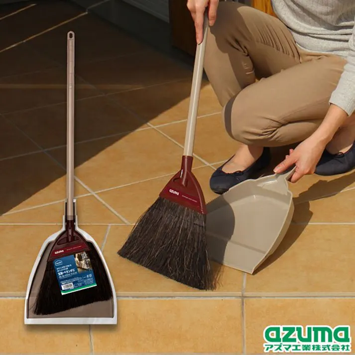 azuma AZH158 名匠黒シダほうきチリトリ付 まとめ売り20本セット アズマ セット 玄関 9999910033301【別送品】