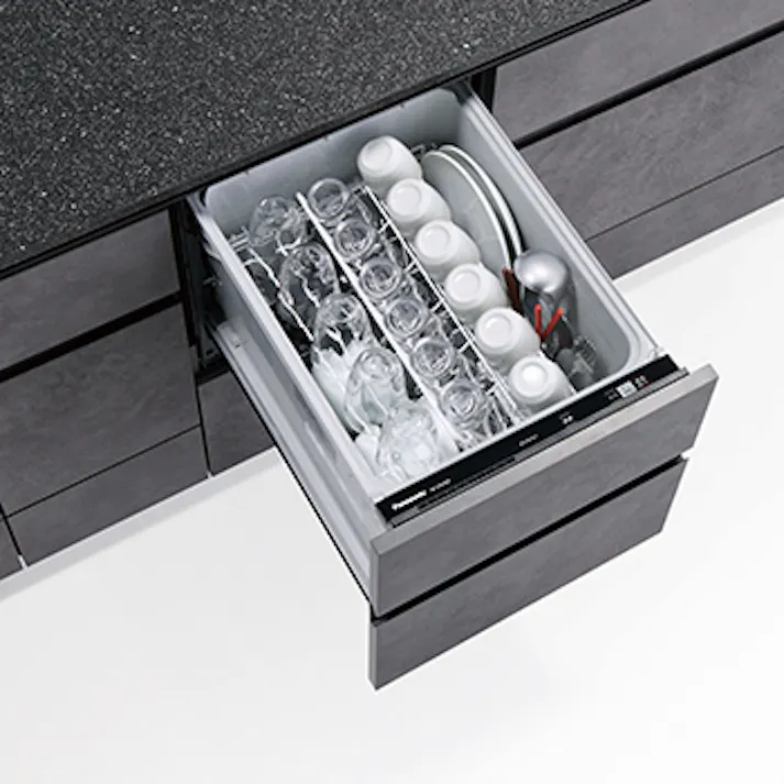 パナソニック ビルトイン食器洗い乾燥機 AIエコナビ 浅型 ドアフル面材型 約5人分 NP-45KS9W【別送品】