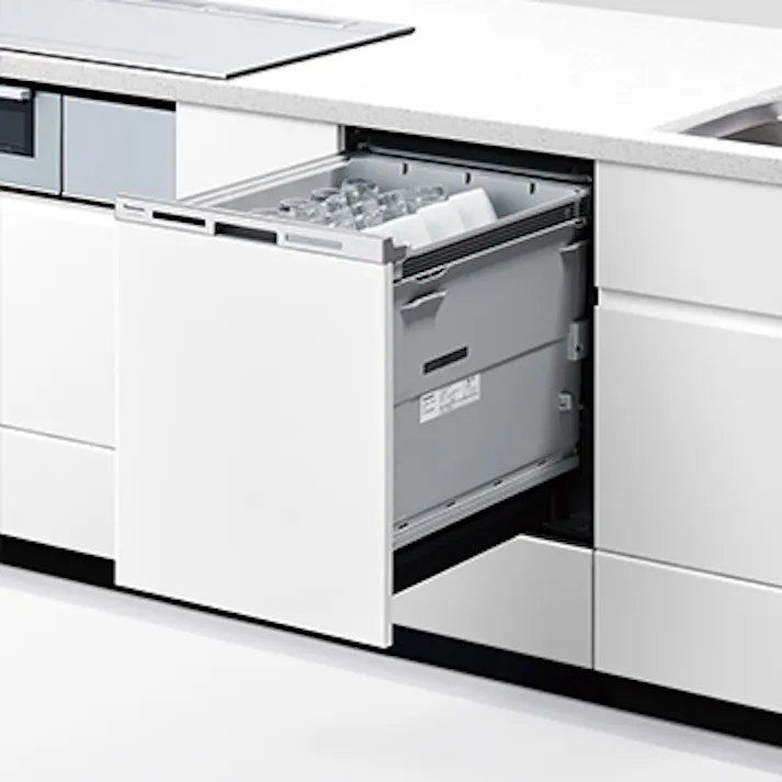 パナソニック ビルトイン食器洗い乾燥機 深型 ドア面材型 約6人分 NP-45MD9W【別送品】