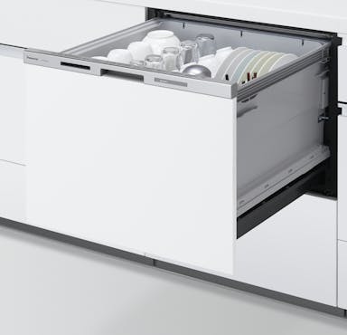 パナソニック ビルトイン食器洗い乾燥機 AIエコナビ 幅60ワイド ドア面材型 約7人分 NP-60MS8W【別送品】