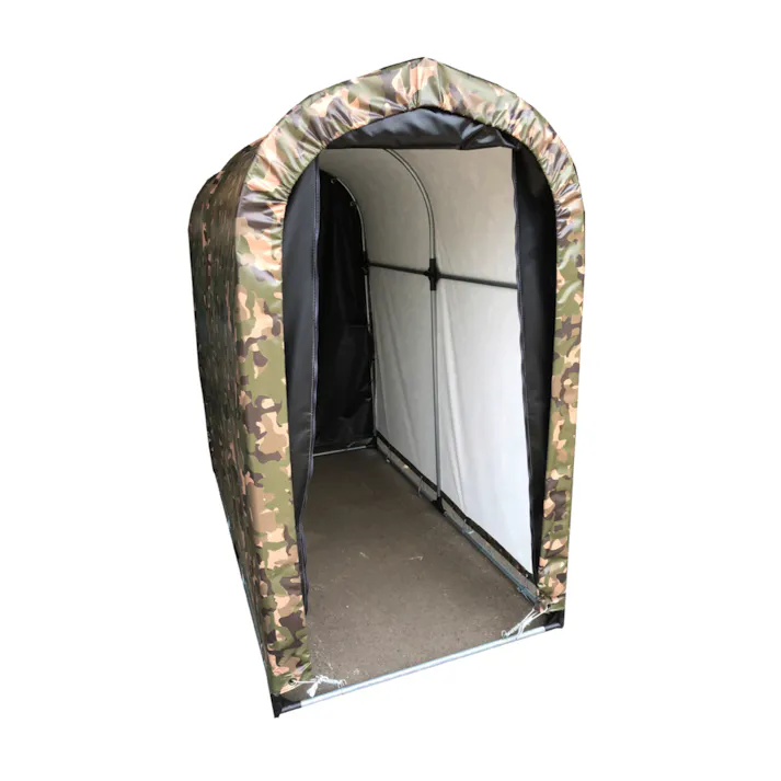 南栄工業 サイクルハウス2台用 迷彩グリーン 4984665197069【別送品】