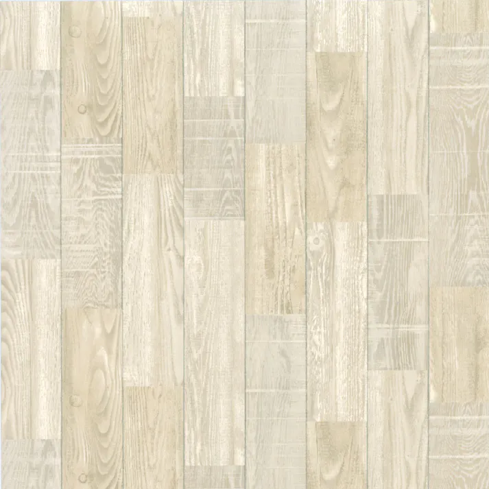 富双合成 貼ってはがせるクッションフロア 約182cm×80cm ホワイト(ヴィンテージウッド) フロアマット 床 ダイニング RF549-FP80 4961720026380【別送品】