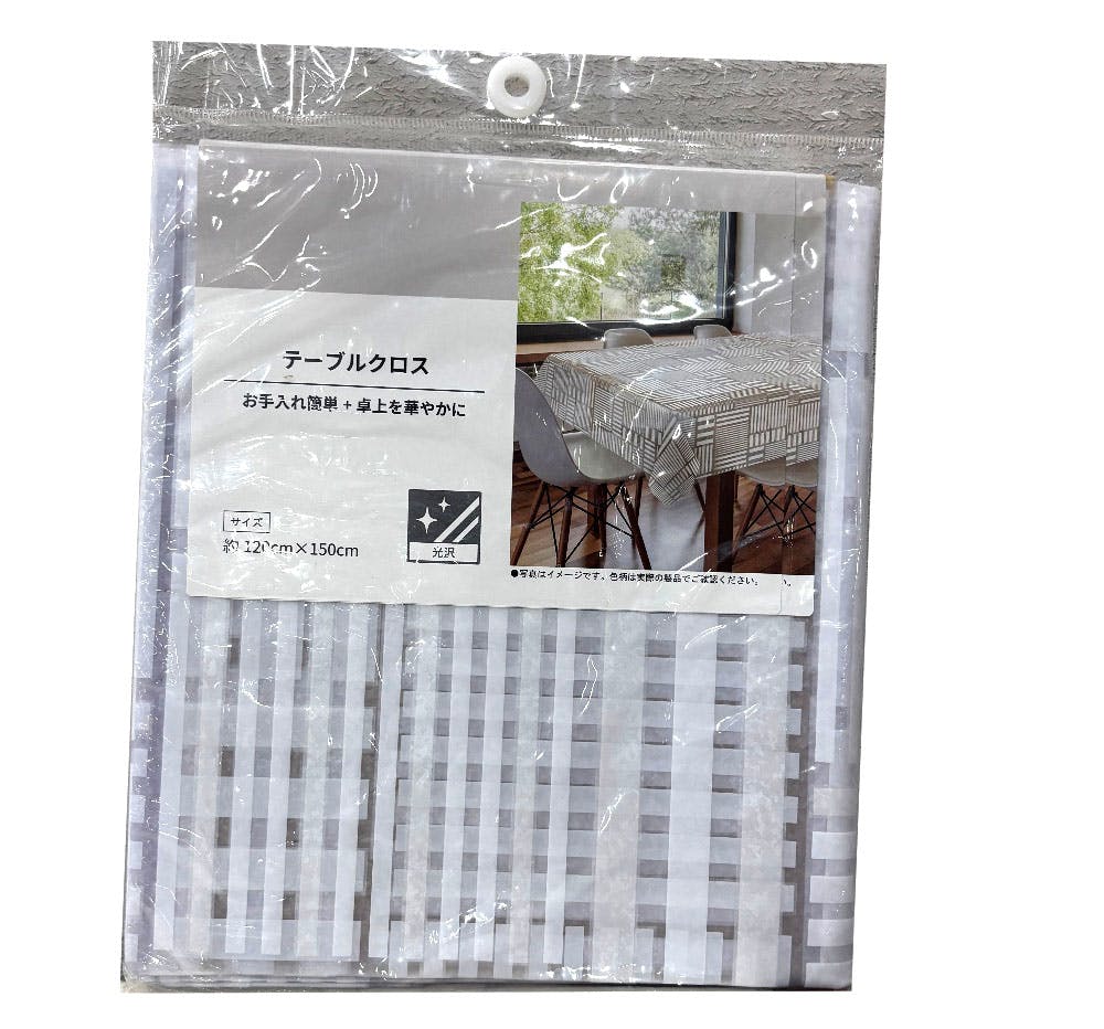 富双合成 テーブルクロス テーブルクロスレースプラス TLP04 約120cm×150cm グレー テーブルクロス キッチン 食卓 TLP04PC 4961720027301【別送品】