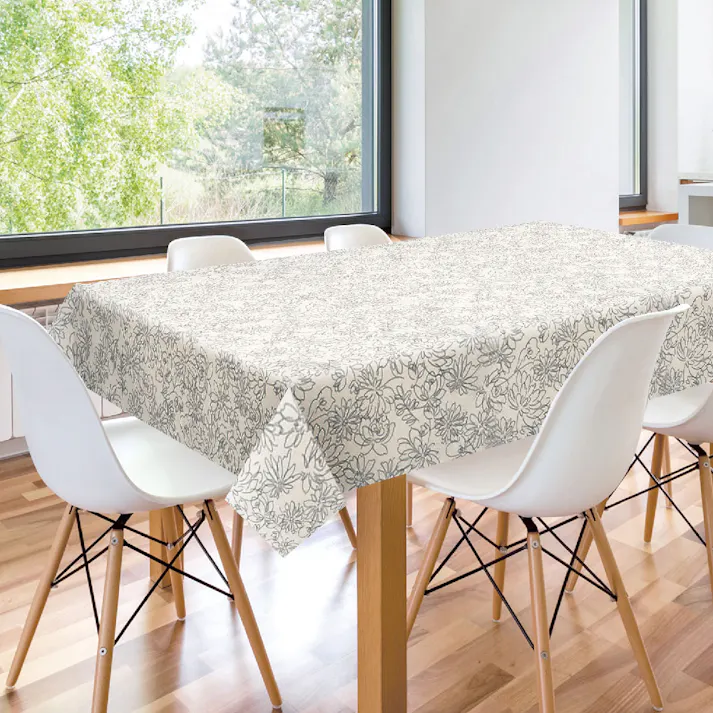 富双合成 テーブルクロス アースクロス ER1 約130cm×170cm ブラック テーブルクロス キッチン 食卓 ER1PC 4961720027363【別送品】