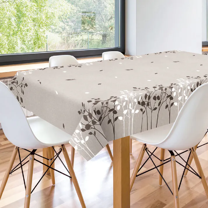 富双合成 テーブルクロス シルキークロス SLK28 約130cm×170cm グレー テーブルクロス キッチン 食卓 SLK28PC 4961720027424【別送品】