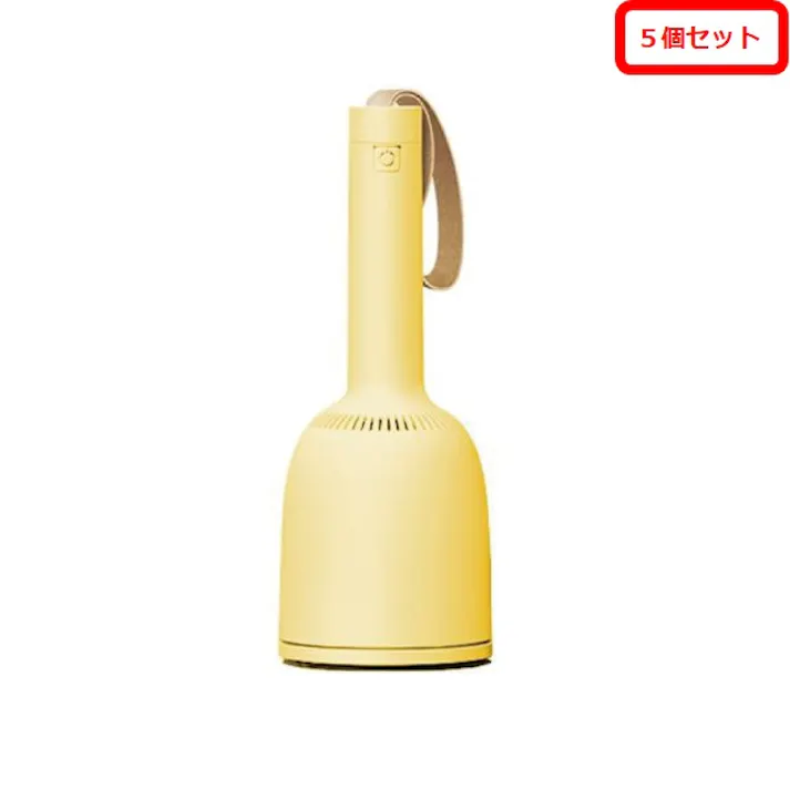 Vaccumi ハンディ掃除機5個セット イエロー バキューミー 卓上掃除機 コードレス 毛玉取り 子供でも使える 国内正規輸入品 5個セット 4530966400508 SP-V.R01-ylX5【別送品】