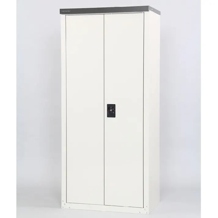 グリーンライフ 開き戸式(両扉)小型収納庫 TBRJ-162HT ホワイト 75×47×162 4971715342081【別送品】