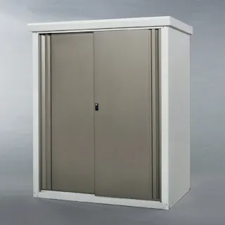 グリーンライフ 中型収納庫 ファミリー物置ダシーレ SRM-1215(TGY) チタングレー 125×82×153 4971715342869【別送品】