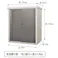 グリーンライフ 中型収納庫 ファミリー物置ダシーレ SRM-1215(TGY) チタングレー 125×82×153 4971715342869【別送品】