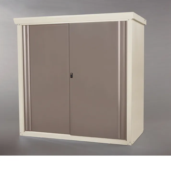 グリーンライフ 中型収納庫 ファミリー物置ダシーレ SRM-1515(TGY) チタングレー 155×82×153 4971715342906【別送品】