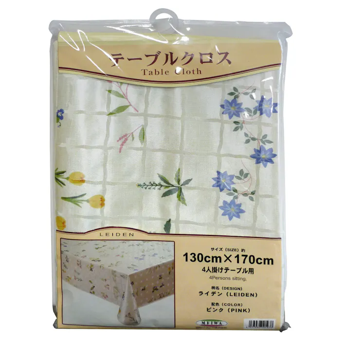 明和グラビア(株) 既製クロス ライデン 130×170cm ピンク 4977932191976【別送品】