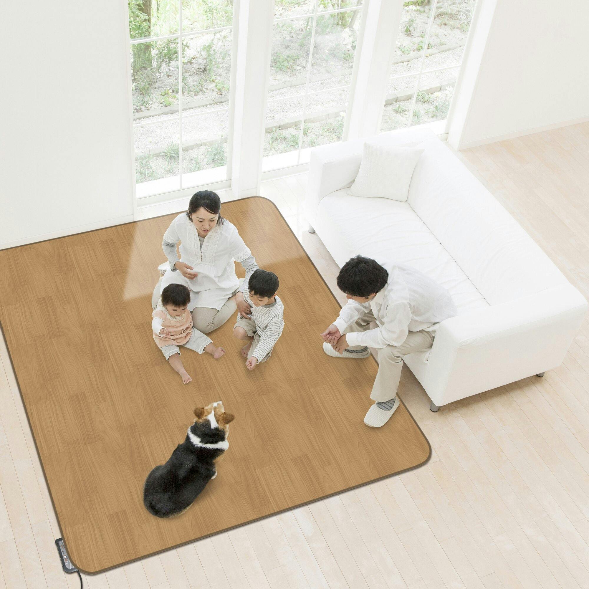 明和グラビア(株) 防水カーペットAHW-1003HH 200×250cm ブラウン