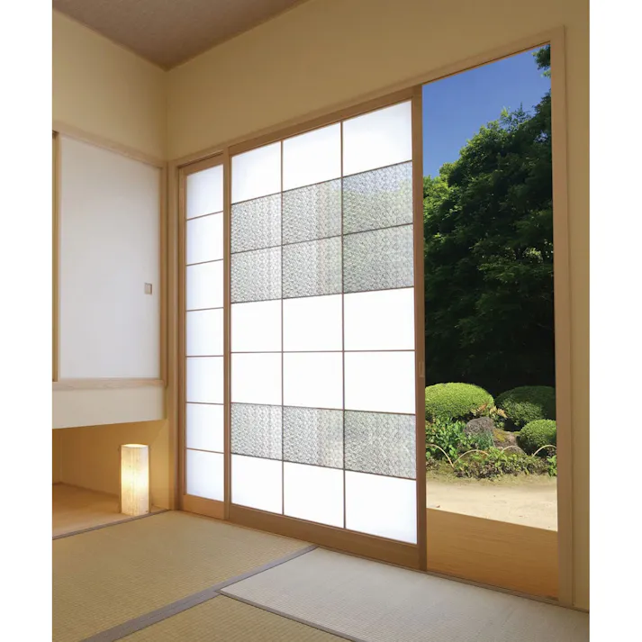 明和グラビア(株) 障子紙デコレーション 切子 28×94cm×3枚 クリア KSD-02(キリコ) 4977932211018【別送品】