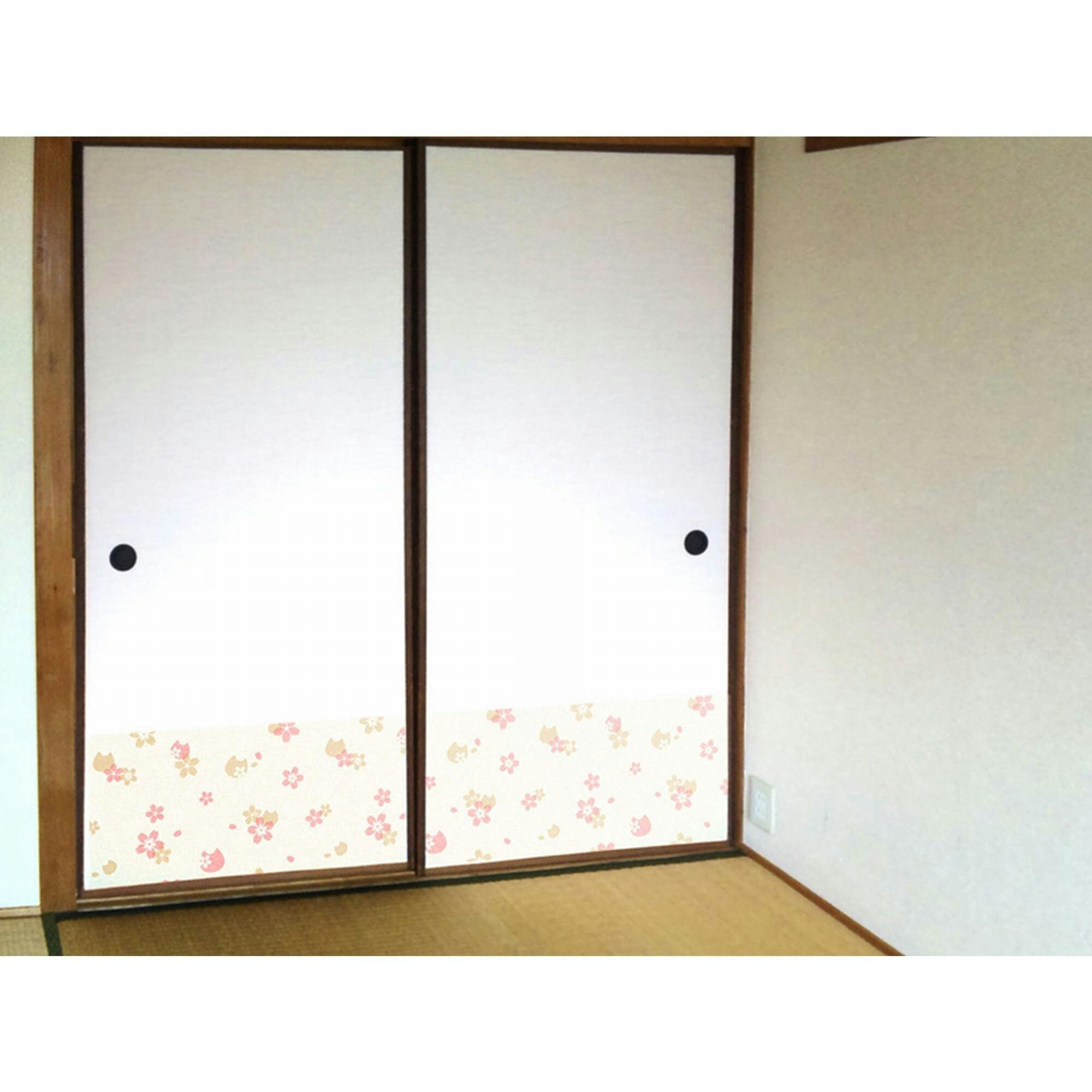 明和グラビア(株) ペットツメ傷保護シート 桜ネコ 40×180cm