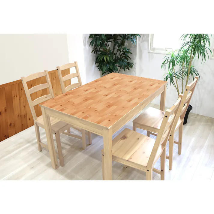 明和グラビア(株) テーブルデコレーション ウッドミッキー 90×150cm ライトブラウン 4977932221222【別送品】