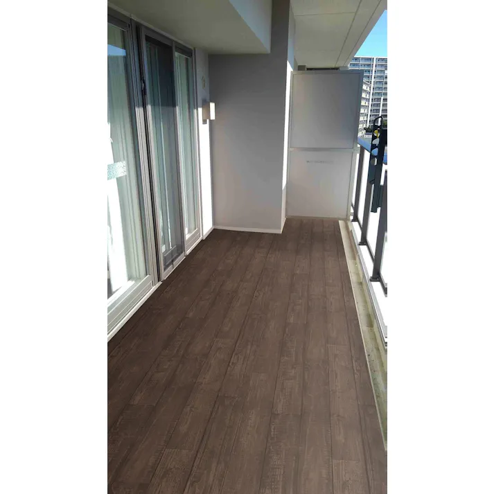 明和グラビア(株) 屋内外床材 91.5cm×10m ダークブラウン IOF-1002 4977932229112【別送品】