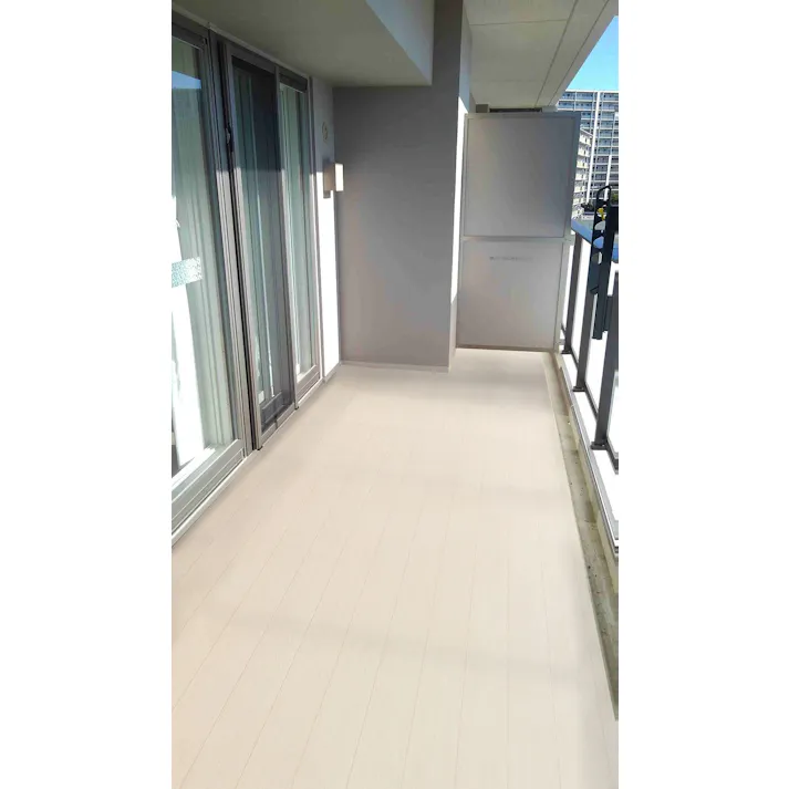 明和グラビア(株) 屋内外床材 91.5cm×10m ホワイト IOF-1011 4977932229136【別送品】