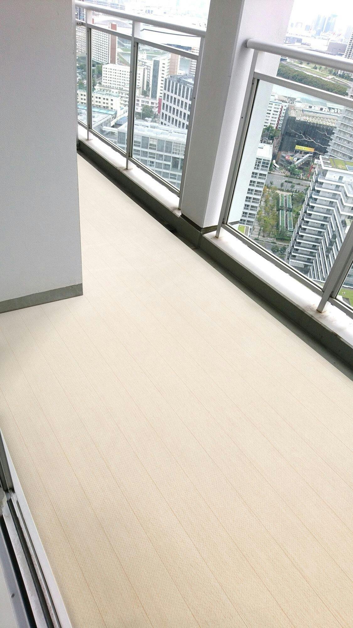 明和グラビア(株) 屋内外床材 183cm×10m ホワイト IOF-3011