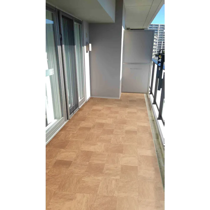 明和グラビア(株) 屋内外床材 183cm×10m ベージュ IOF-3021 4977932230101【別送品】