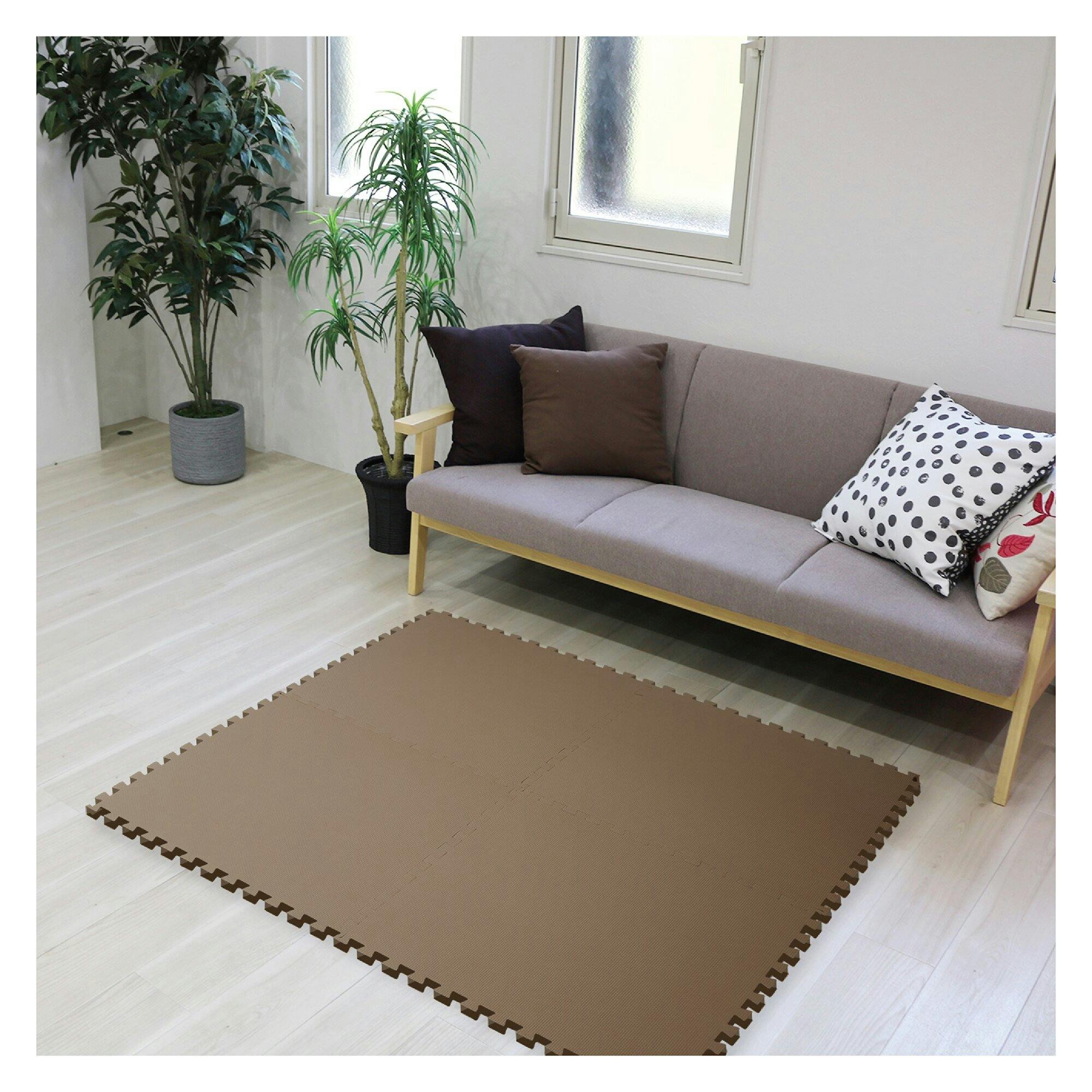 明和グラビア(株) ジョイントマット 760×60cm×1.2mm×4枚 ライト