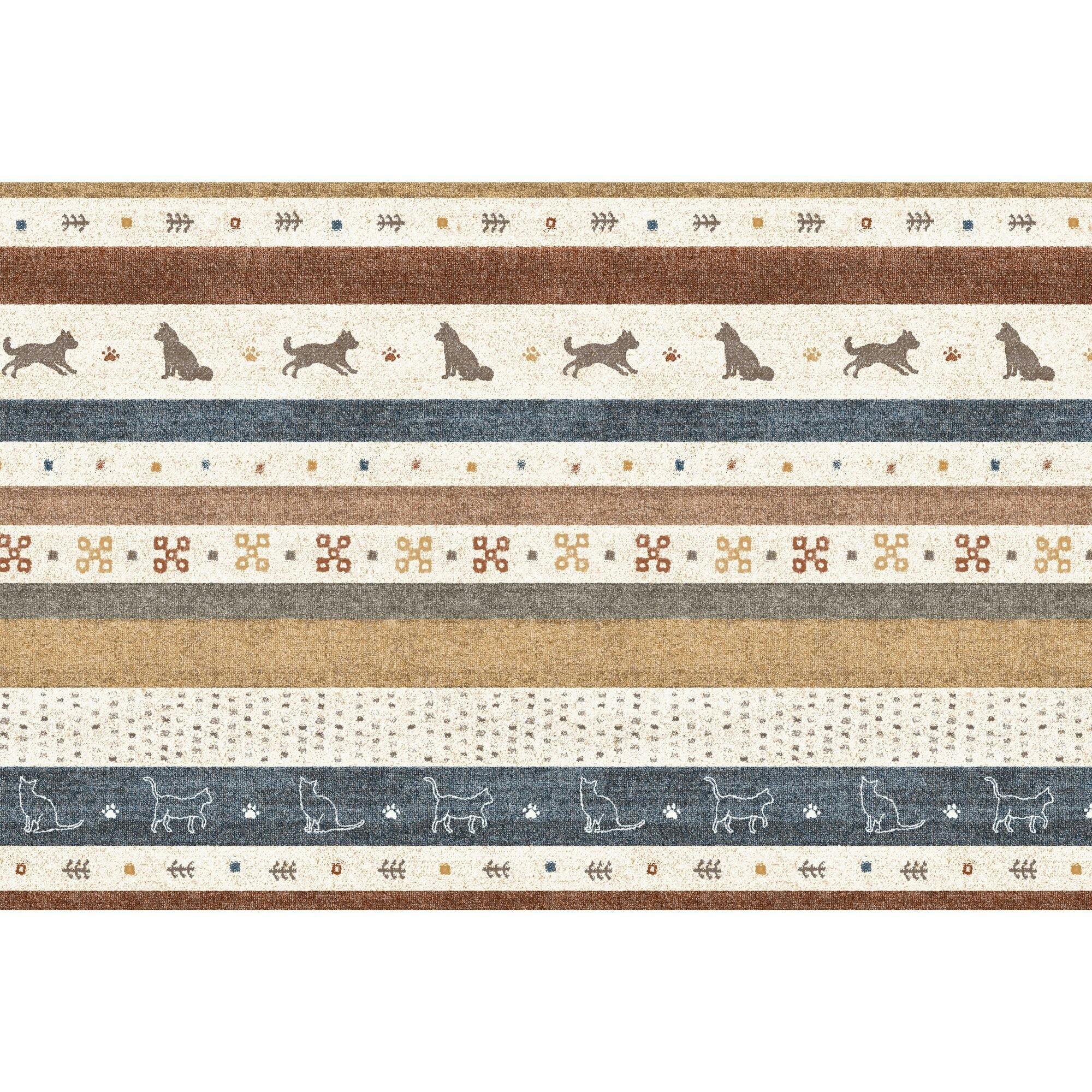 明和グラビア(株) ペット防滑・消臭・防水 120×180cm ブルー INSF-200